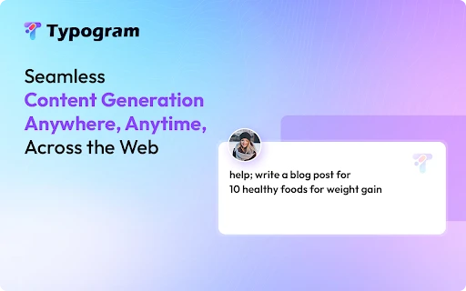 Typogram - Chrome Extension - AI Tool Ocean