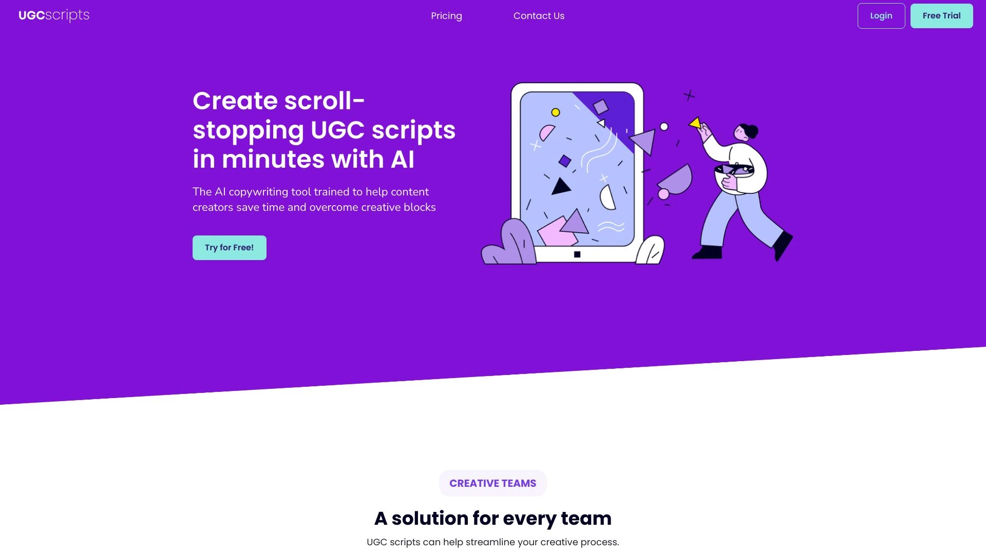 UGC Scripts - AI Tool Ocean