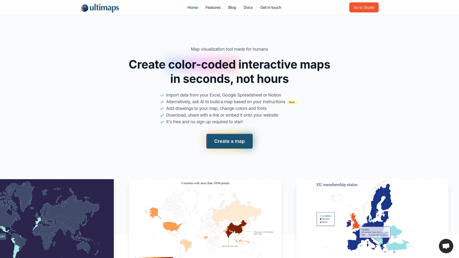 Ultimaps - AI Tool Ocean