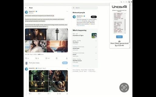 UncovAI - Chrome Extension - AI Tool Ocean