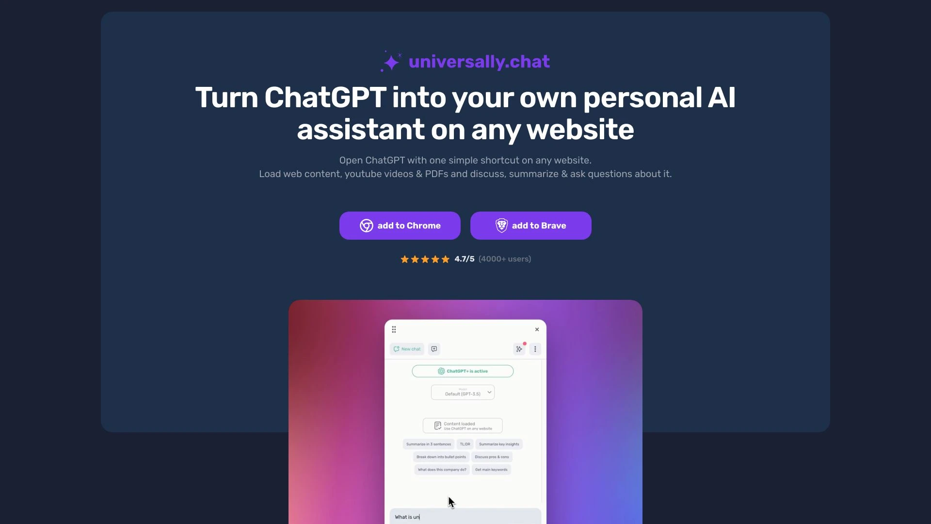 universally.chat - AI Tool Ocean