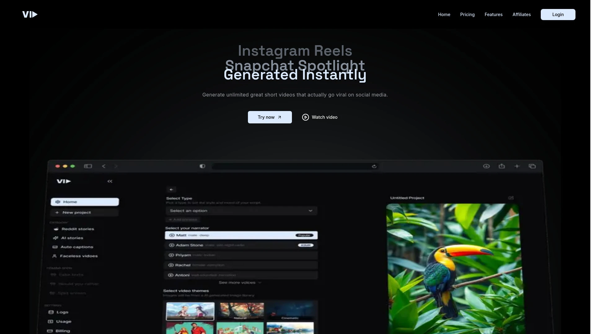 Vid.AI - AI Tool Ocean