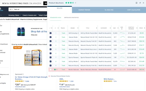 Viral Launch Market Intelligence - Chrome Extension - AI Tool Ocean