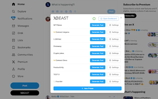 Viral Tweets AI - Chrome Extension - AI Tool Ocean