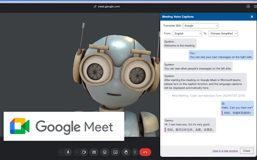 Voice Caption Translator - Chrome Extension - AI Tool Ocean