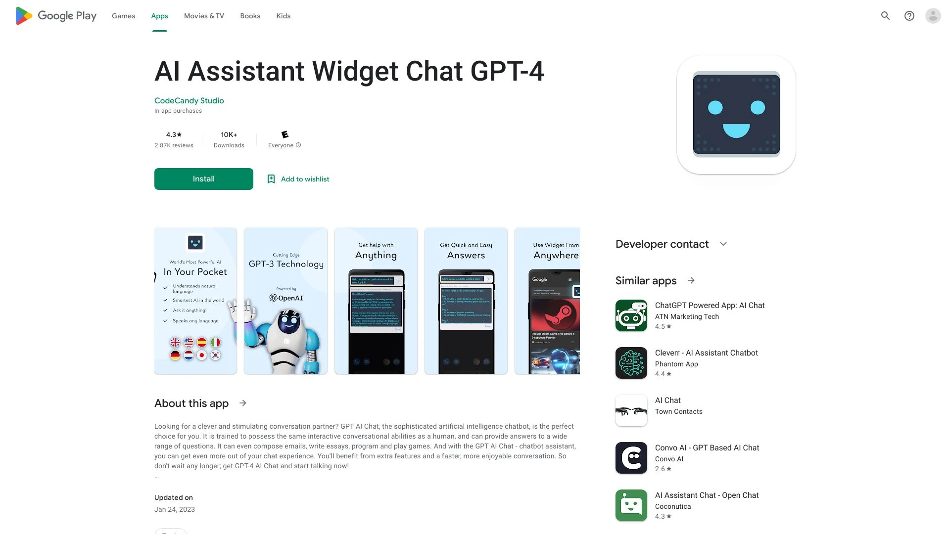 Wally: AI Assistant GPT Widget - AI Tool Ocean