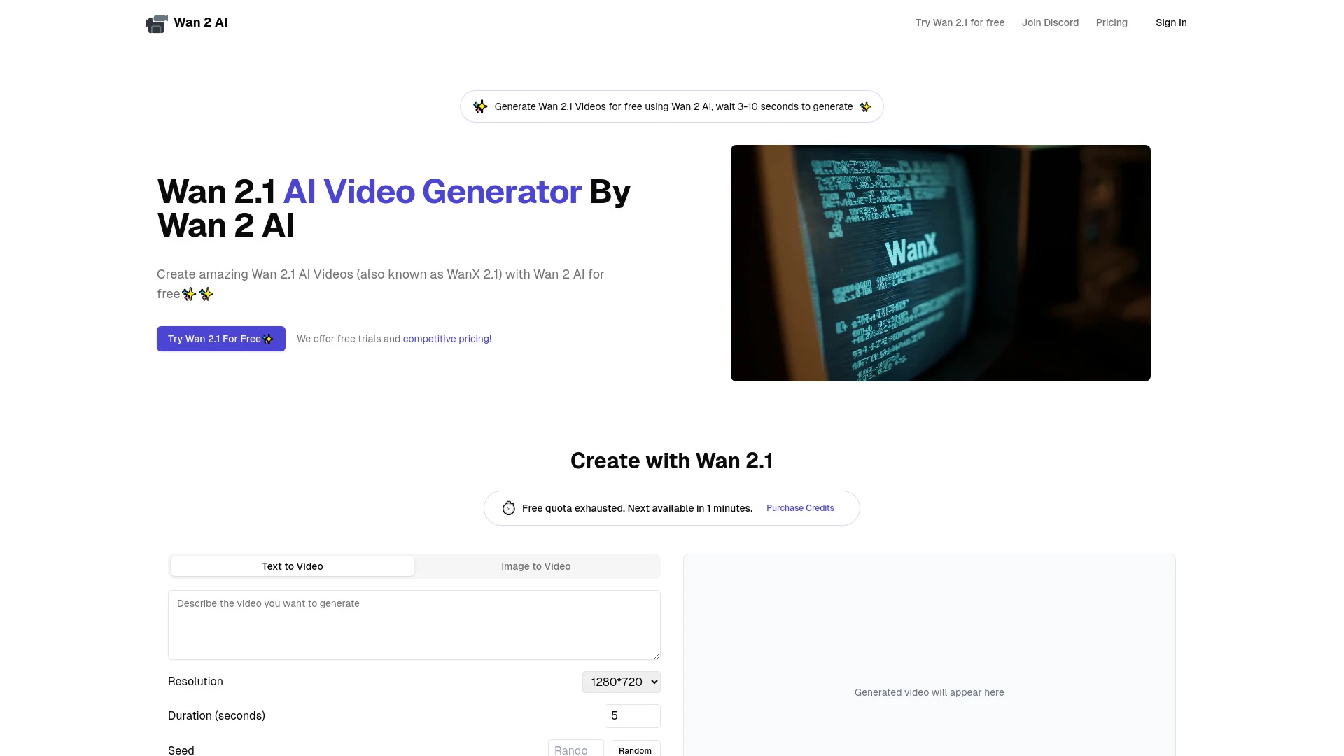 Wan 2 AI - AI Tool Ocean