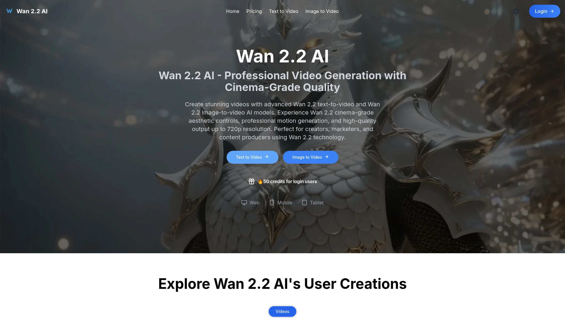 Wan 2.2 AI - AI Tool Ocean