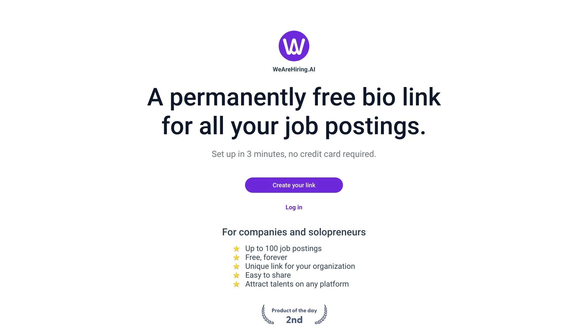 WeAreHiring.AI - AI Tool Ocean