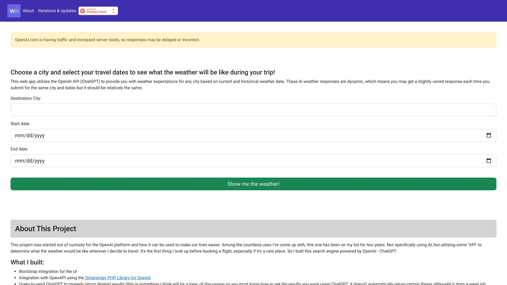 Weathermegood - AI Tool Ocean