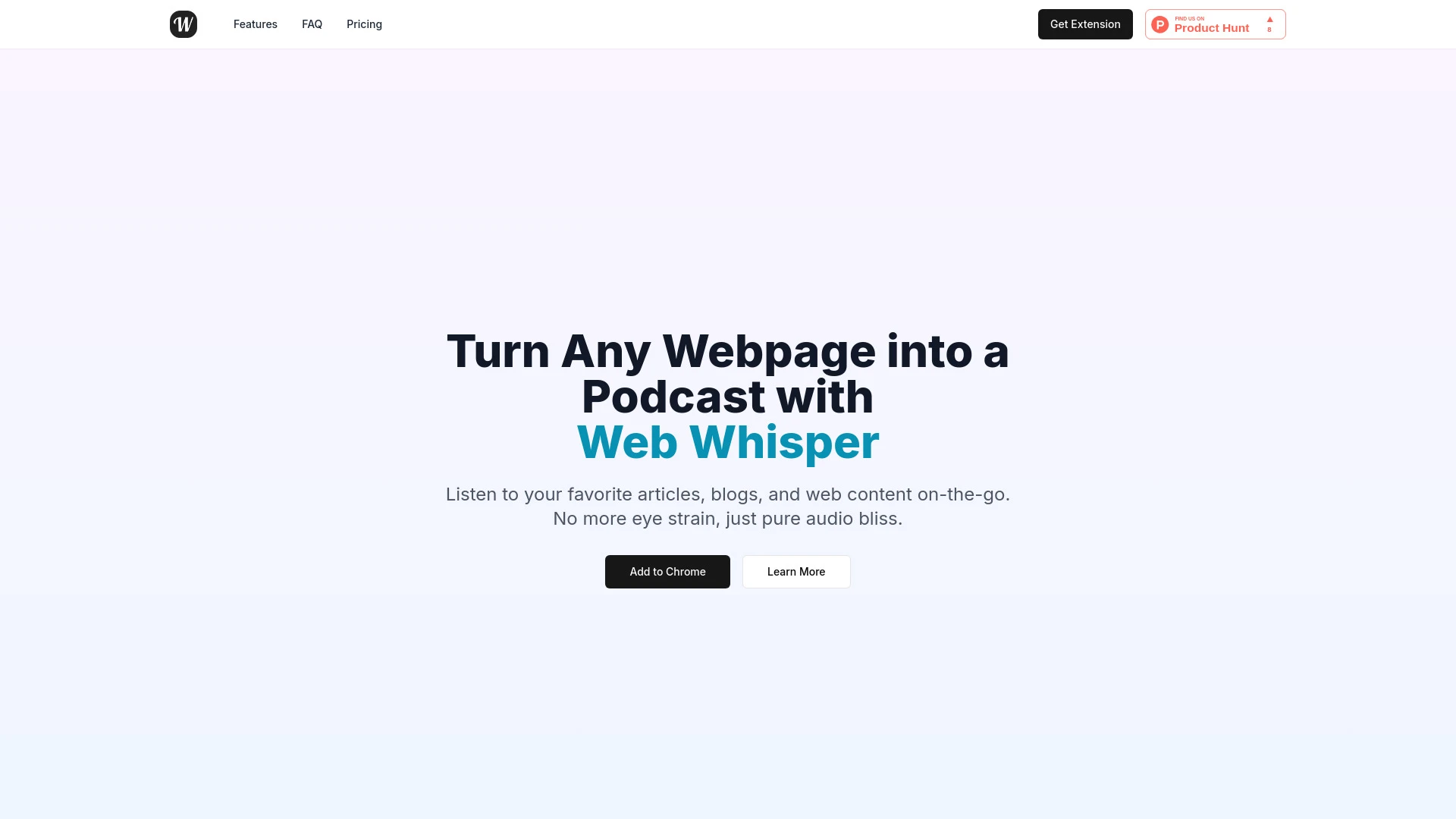 Web Whisper - AI Tool Ocean