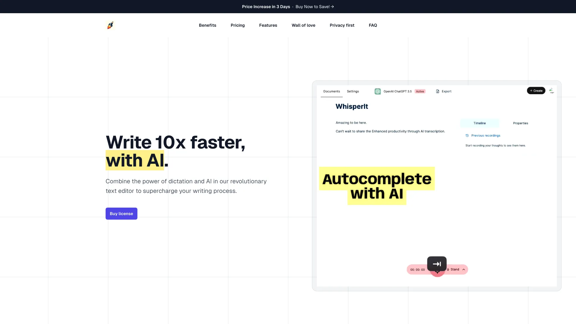 Whisperit - AI Tool Ocean