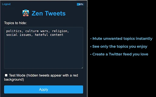 X Filter - Chrome Extension - AI Tool Ocean