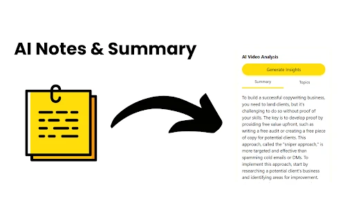 YT Summarizer - Chrome Extension - AI Tool Ocean