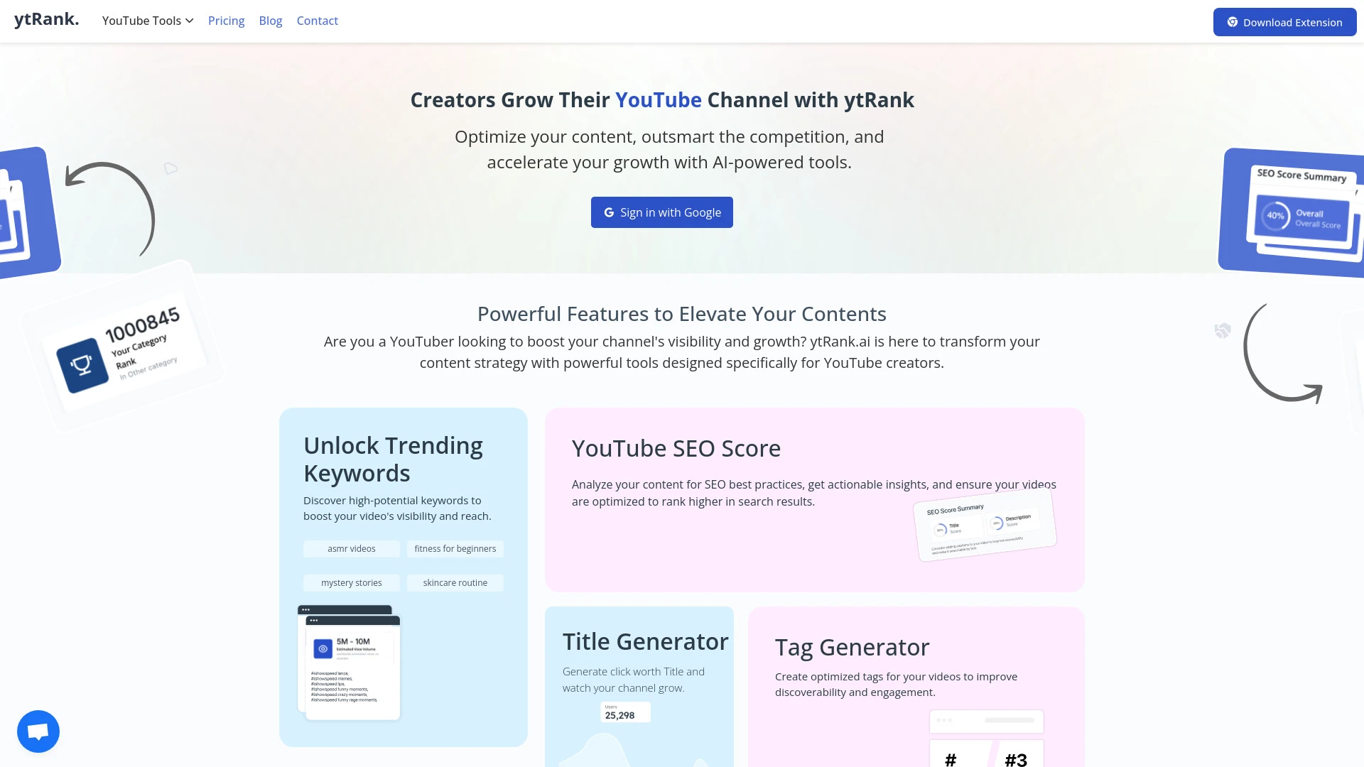 ytRank.ai - AI Tool Ocean