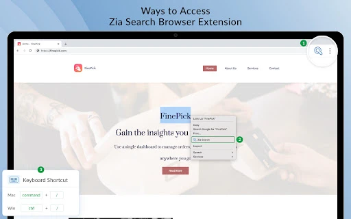 Zia Search - Chrome Extension - AI Tool Ocean