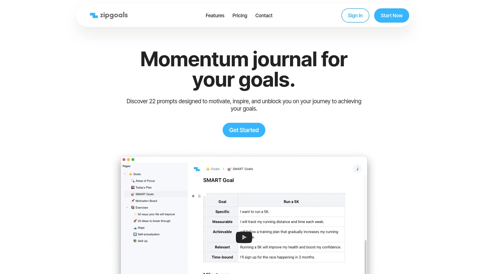Zipgoals - AI Tool Ocean